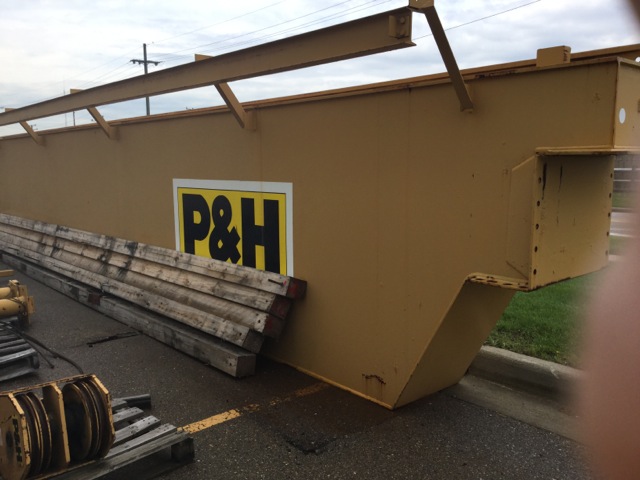 P&H 40 Ton Double Girder Top Running Bridge Crane-0