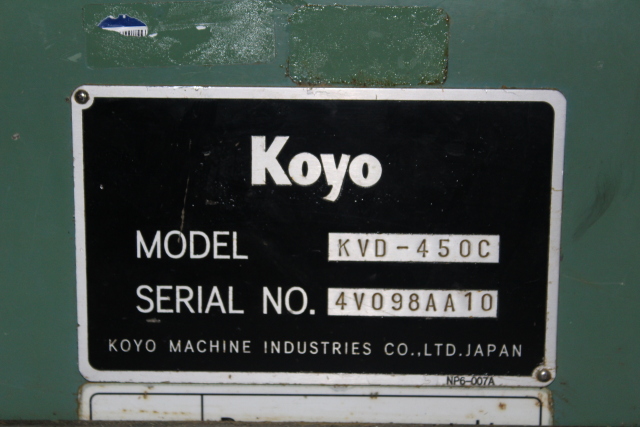 CNC Koyo 18″ Vertical Opposed Double Disc Grinder-18