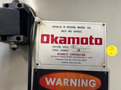 Okamoto ACC 12″ x 24″ ST  3 Axis Hydraulic Surface Grinder-8