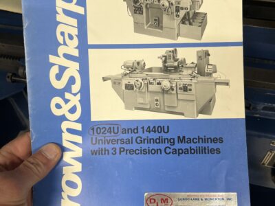Brown & Sharpe 1024U Universal Cylindrical Grinder-11