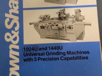 Brown & Sharpe 1024U Universal Cylindrical Grinder-14