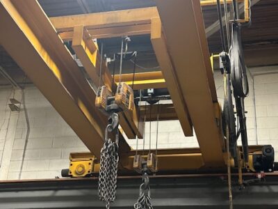 10 Ton Mt. Clemens Double Girder Top Running Overhead Crane-3