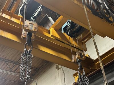 10 Ton Mt. Clemens Double Girder Top Running Overhead Crane-4