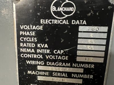 Blanchard Model 11-16 Vertical Spindle Rotary Surface Grinder-9