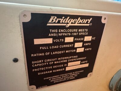 Bridgeport EZ TRAK 2 Axis CNC Mill-8